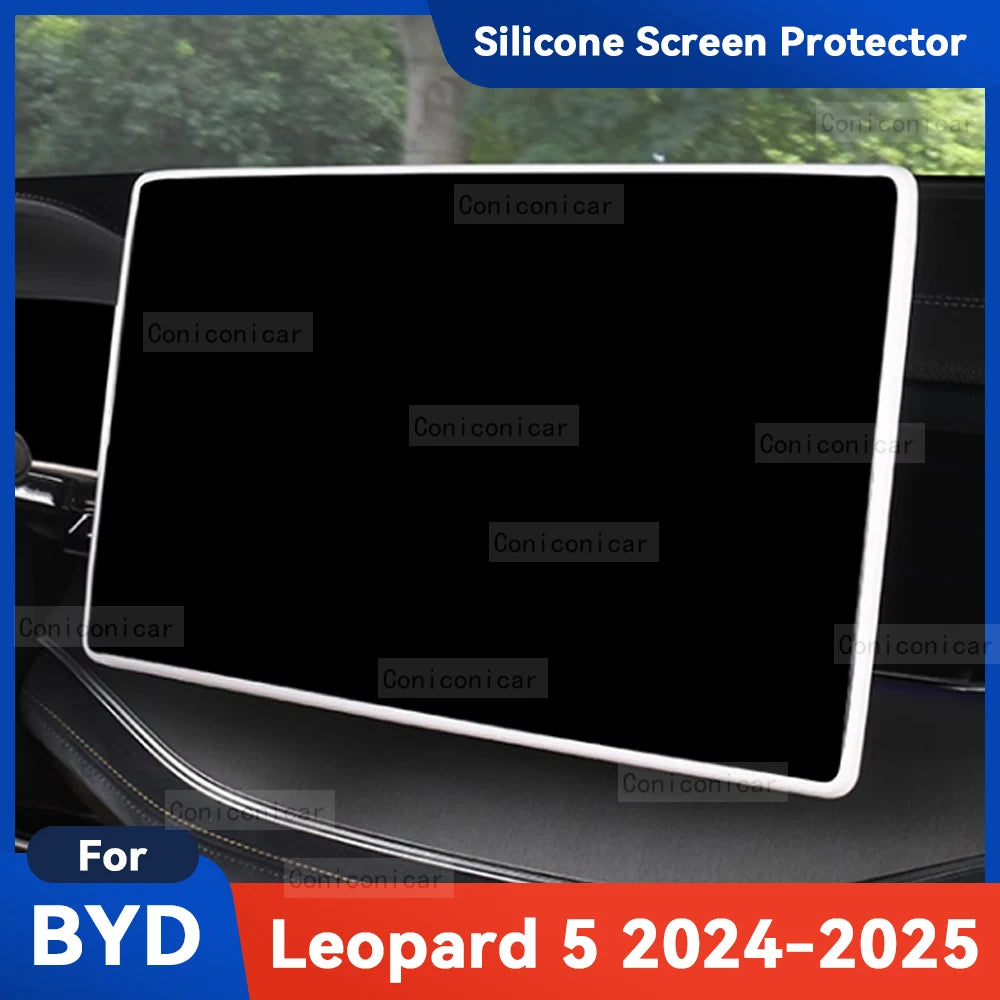 BYD Leopard 5 Screen Frame Protector – 2024-2025 Silicone Edge Cover