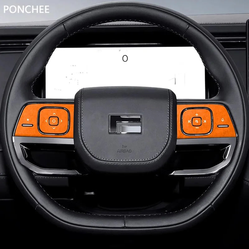 Baic Jishi Polestone 01 Rox 01 Steering Wheel Button Stickers – 2023–2025 Interior Trim
