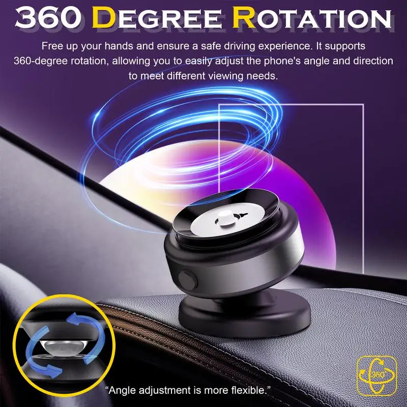 Magnetic Car Phone Holder – 360° Air Vent Mount