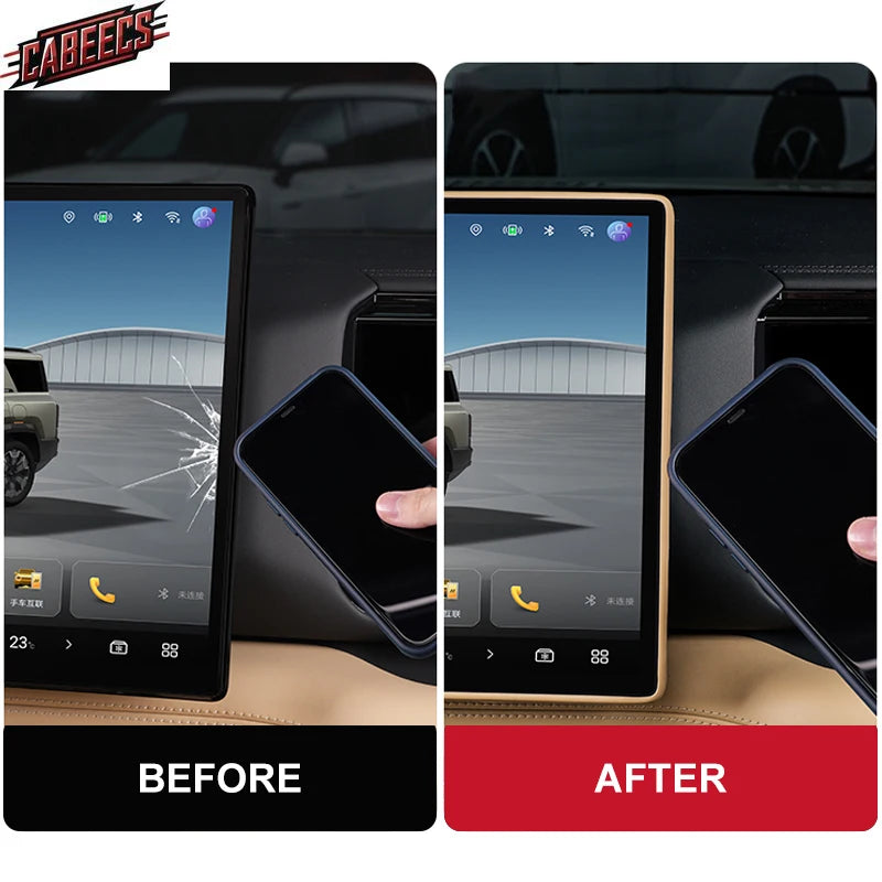 BYD Leopard 8 Screen Frame Protector – 2024-2025 Silicone Edge Ring