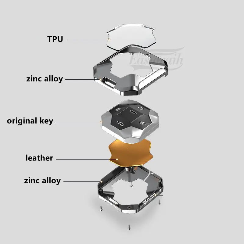 Jetour T2 Zinc Alloy Key Case – 2023-2024 Traveller