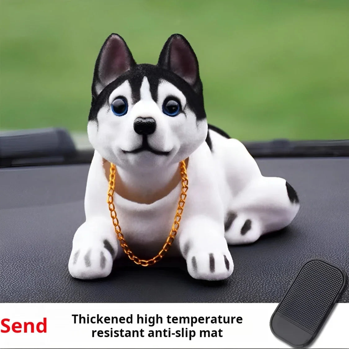 Simulation Puppy Car Ornament – Shaking Head Console Decor