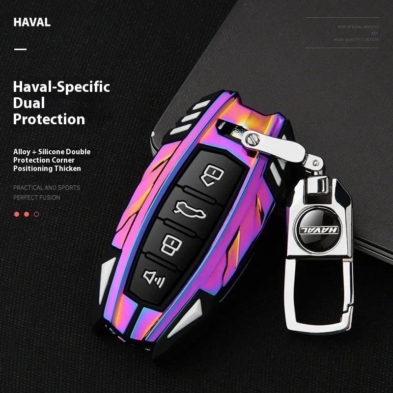 Haval Key Case – Silicone & Zinc Alloy Protector