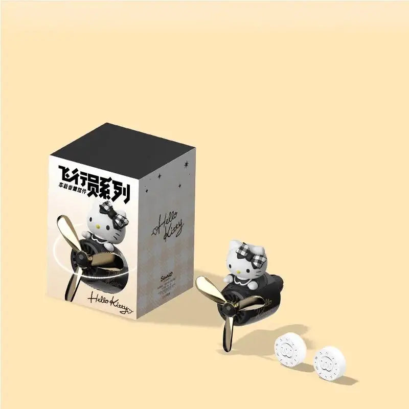 Hello Kitty Car Air Freshener – Rotating Propeller Vent Decor