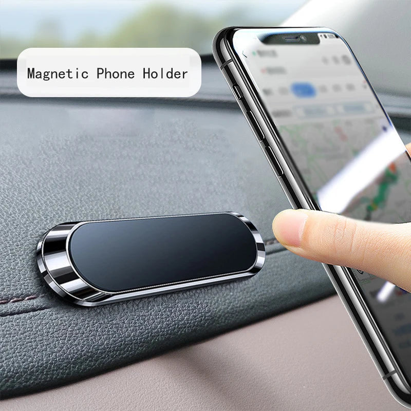 Mini Magnetic Car Phone Holder – Strong N40 Strip Mount