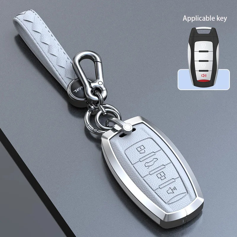 Haval Key Case – Zinc Alloy Leather Cover H1 H6 H7 H4 H9 F5 F7 H2S
