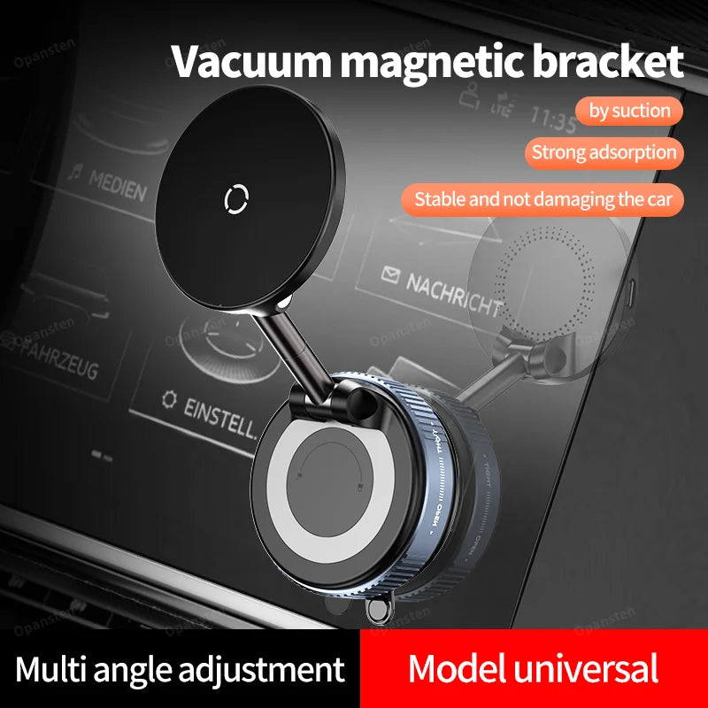 Magnetic Wireless Car Charger – 360° Fast Charging Mount