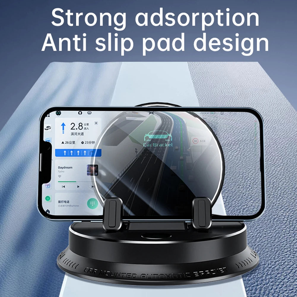 Universal Dashboard Car Phone Mount – 360° Rotation Holder