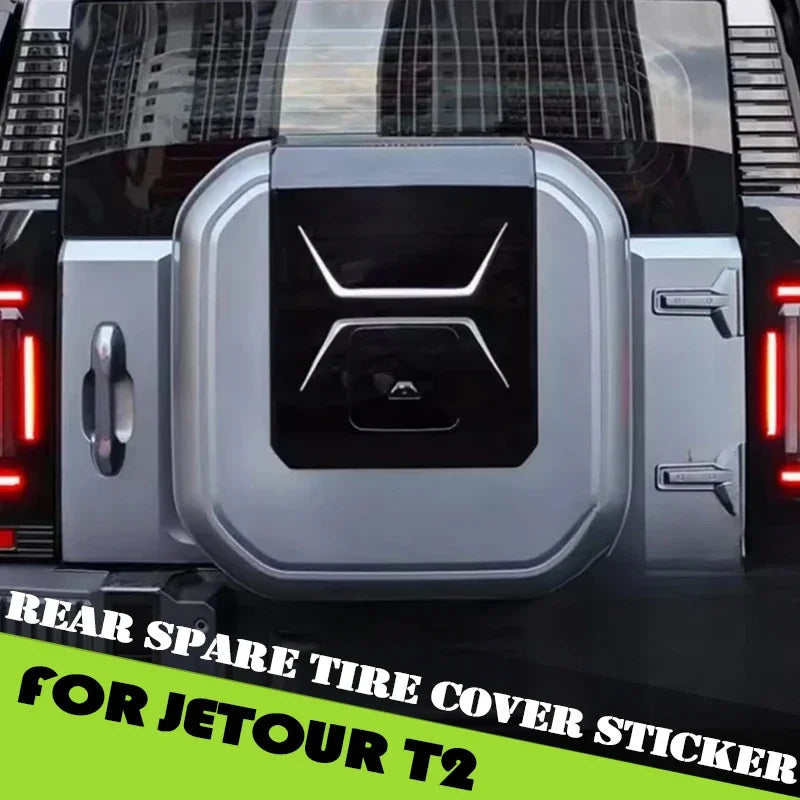 Jetour T2 Spare Tire Cover Sticker – 2023-2025 Traveller