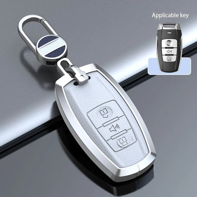 Haval Key Case – Zinc Alloy Leather Cover H1 H6 H7 H4 H9 F5 F7 H2S