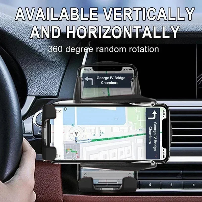 Vikefon 30W Wireless Car Charger – Intelligent Phone Holder