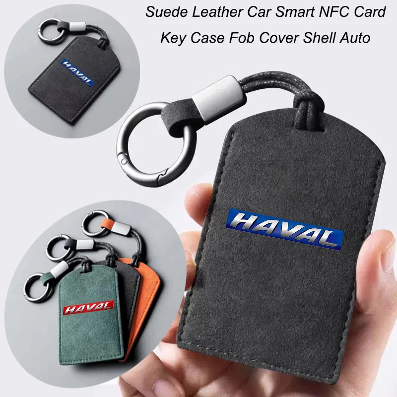 Haval NFC Key Case – Suede Leather Edition -H9 F7 H3 H5 H6 H7 H8