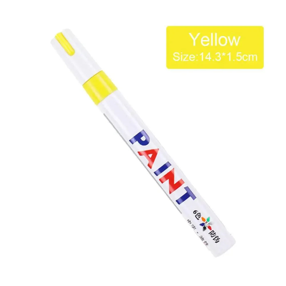 White Car Paint Pen Set – Waterproof 3PCS Tyre Marker