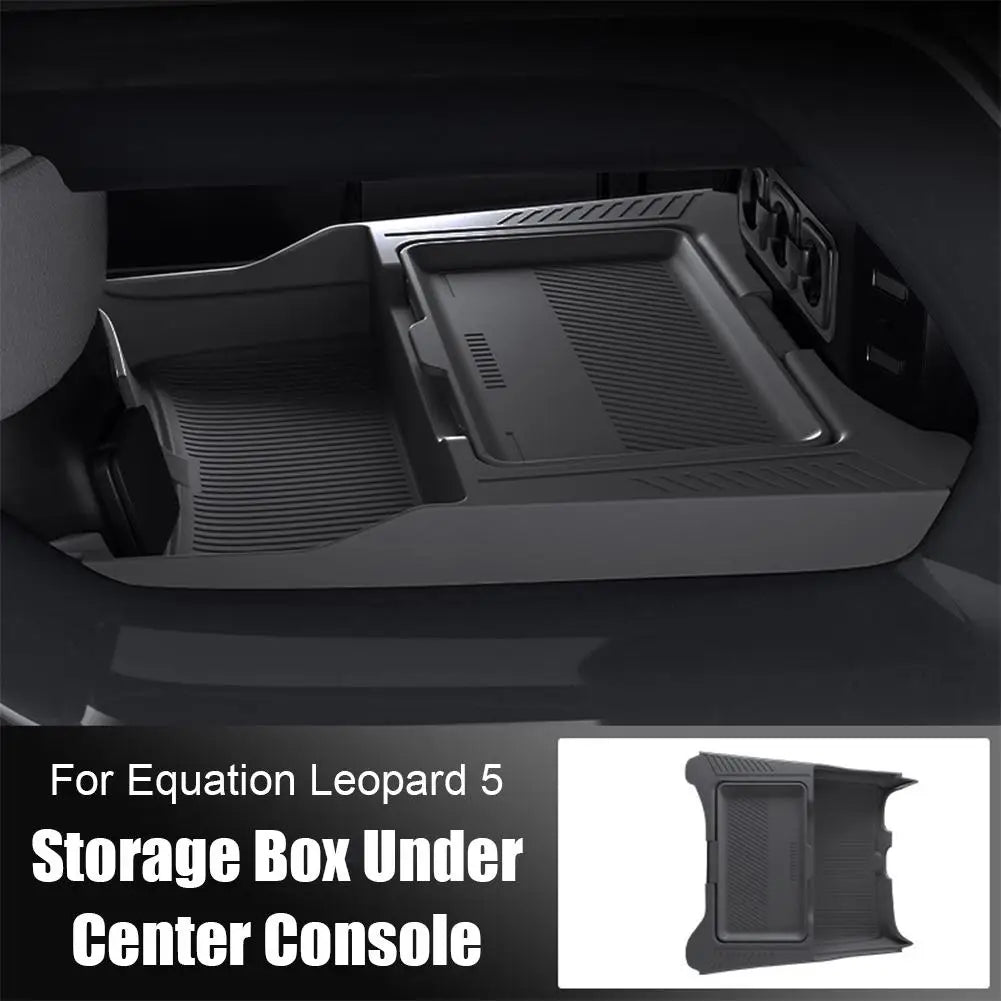BYD Leopard 5 Storage Box – 2024-2025 Dual-Layer Central Console Organizer
