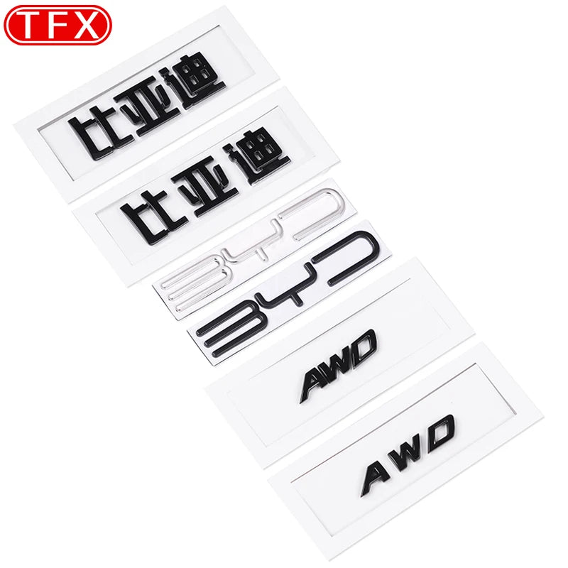 BYD Leopard 5 Trunk Emblem – 2023-2024 Black Warrior Sports Logo