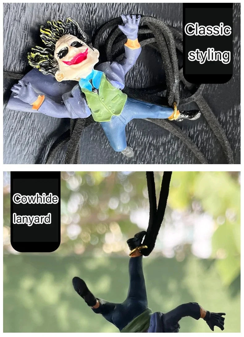 Joker Car Pendant – Creative Resin Rearview Charm 2024