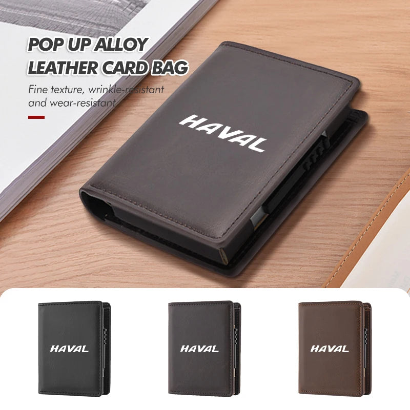 Haval Pop-Up Wallet – Automatic Card Holder for F7 H6 H1 H2 H3 H4 H5 H7 H8