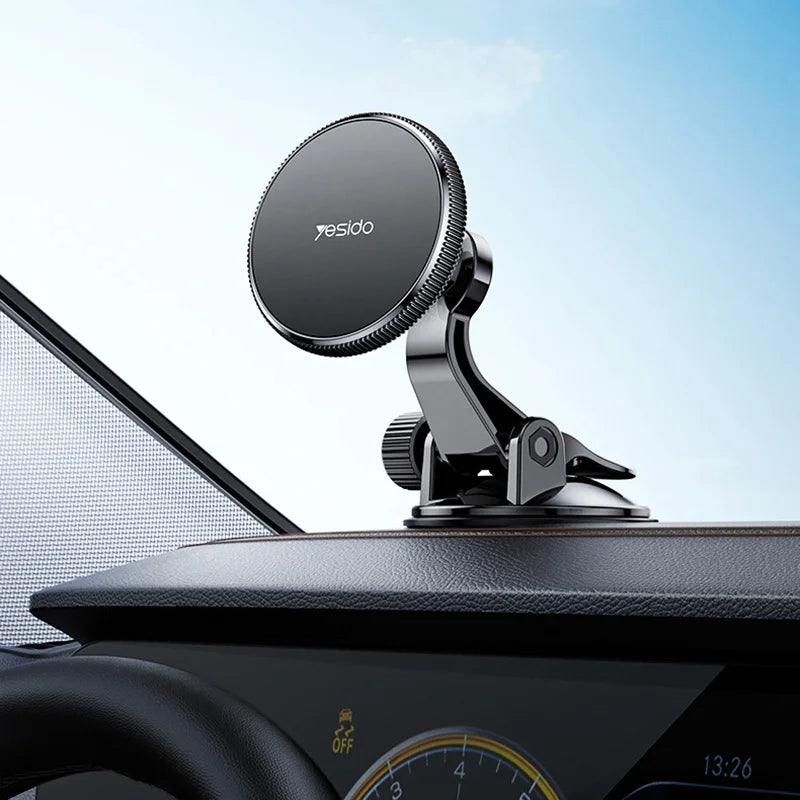 Magnetic Phone Holder – Foldable Dashboard Mount