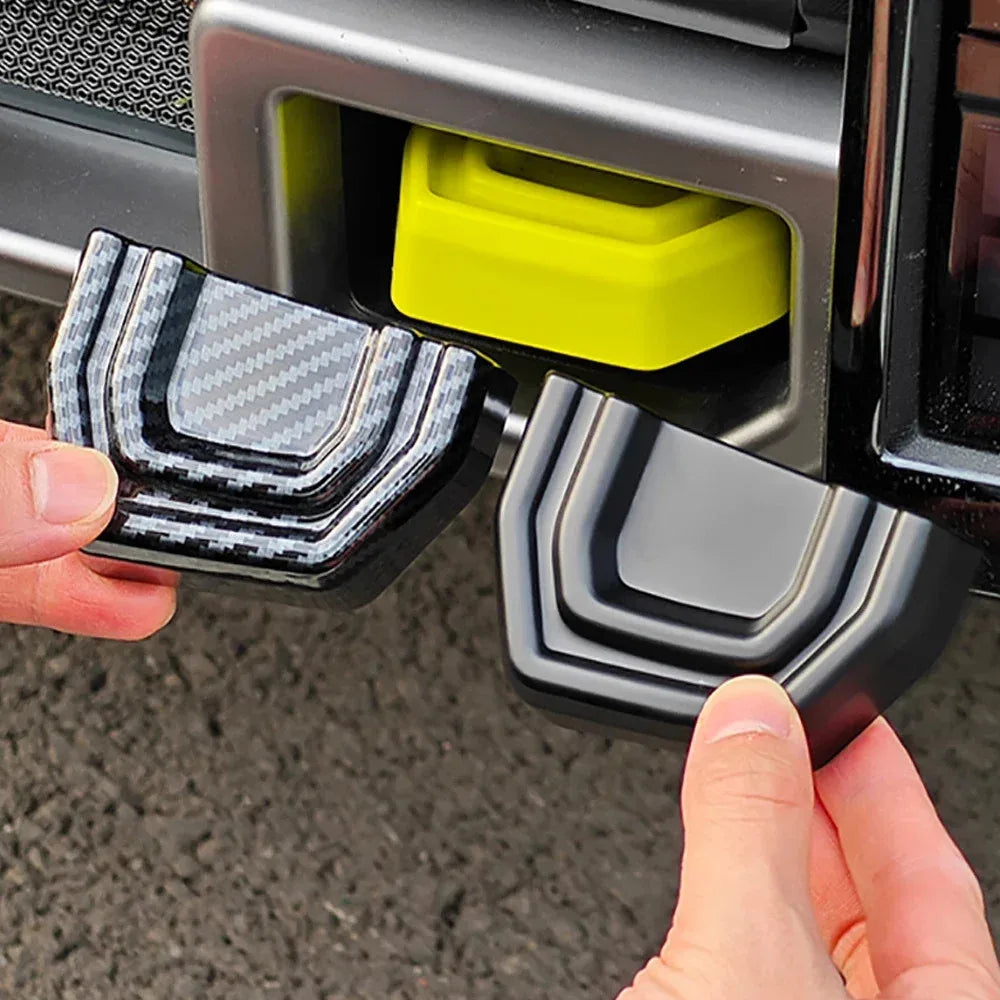 Jetour T2 Trailer Hook Cover – 2023-2024 Matte Black/Carbon Fiber