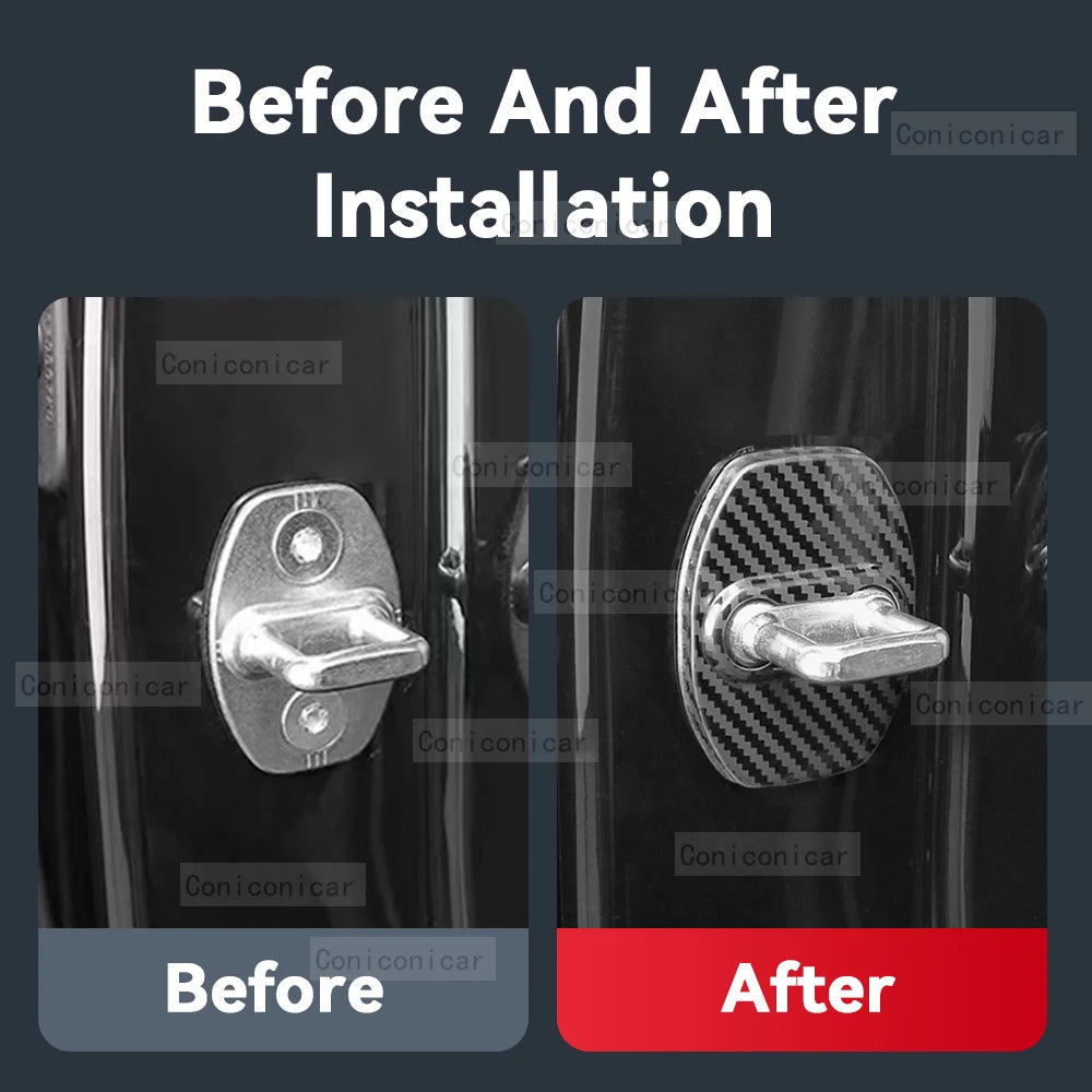 BYD Leopard 5 Door Lock Cover – 2024-2025 Stainless Steel Protector