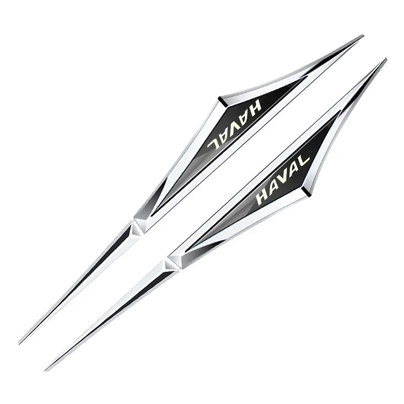 Haval 3D Alloy Stickers – 2PCS Car Accessories - f7 f7x h2 h2s h5 h6 h8 h9 jolion