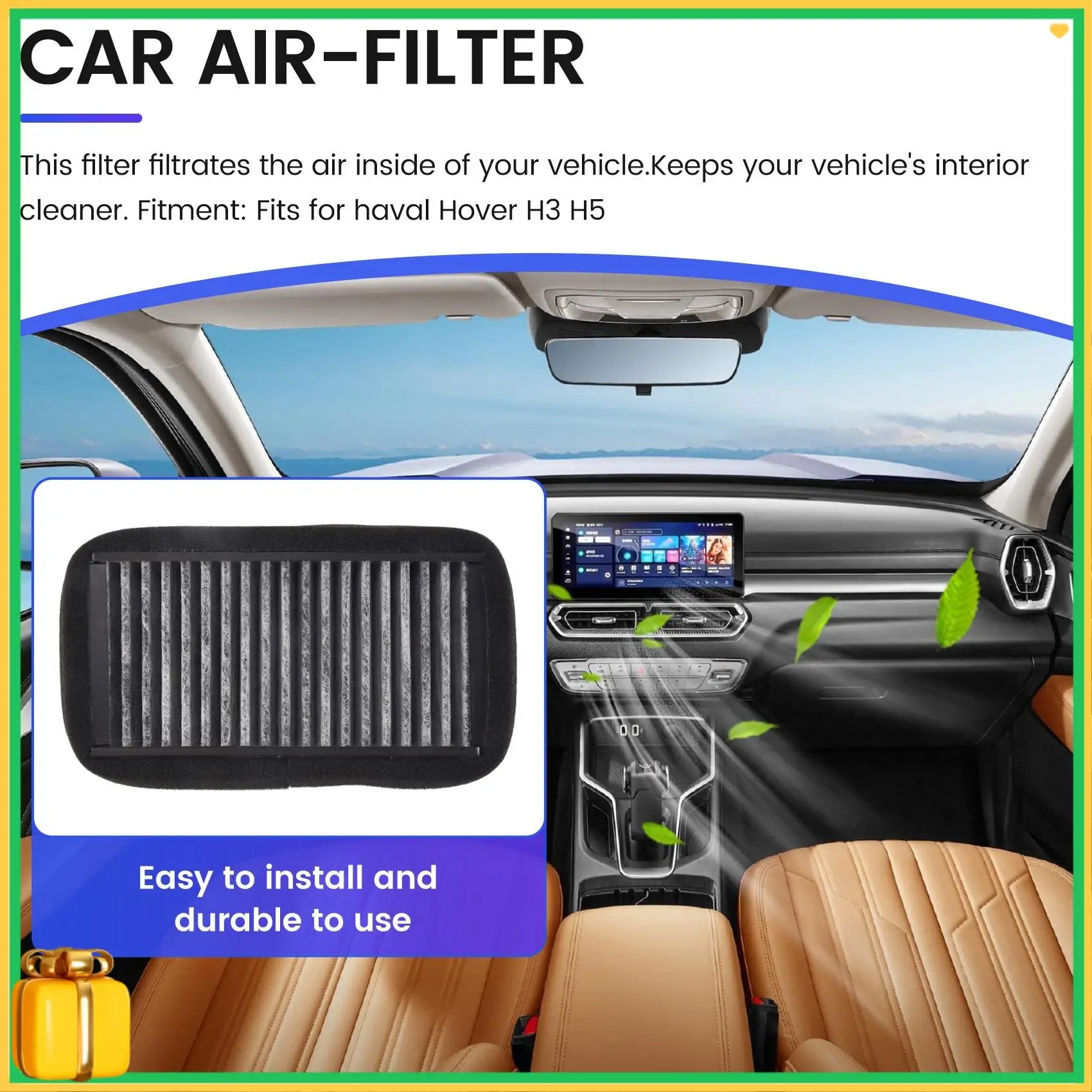 Haval H3/H5 Cabin Air Filter – Premium FT801C