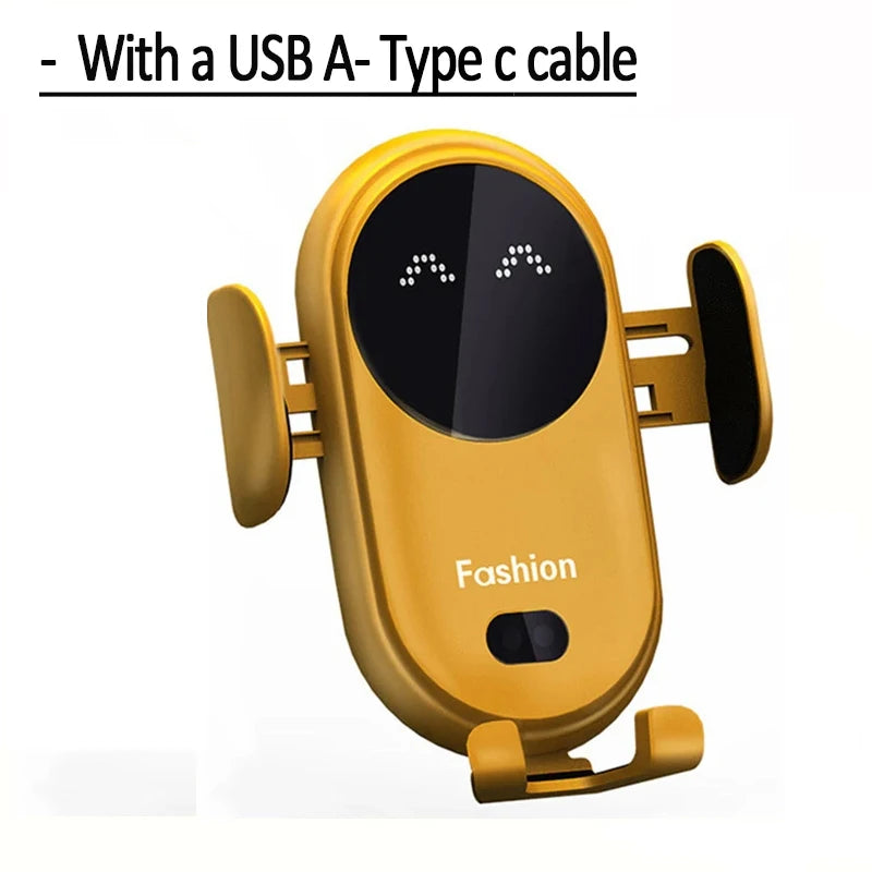 Vikefon 30W Wireless Car Charger – Intelligent Phone Holder