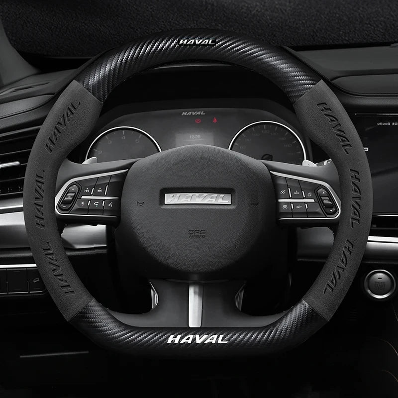 Haval H5 Steering Wheel Cover – 2021-2022 Suede 15-Inch