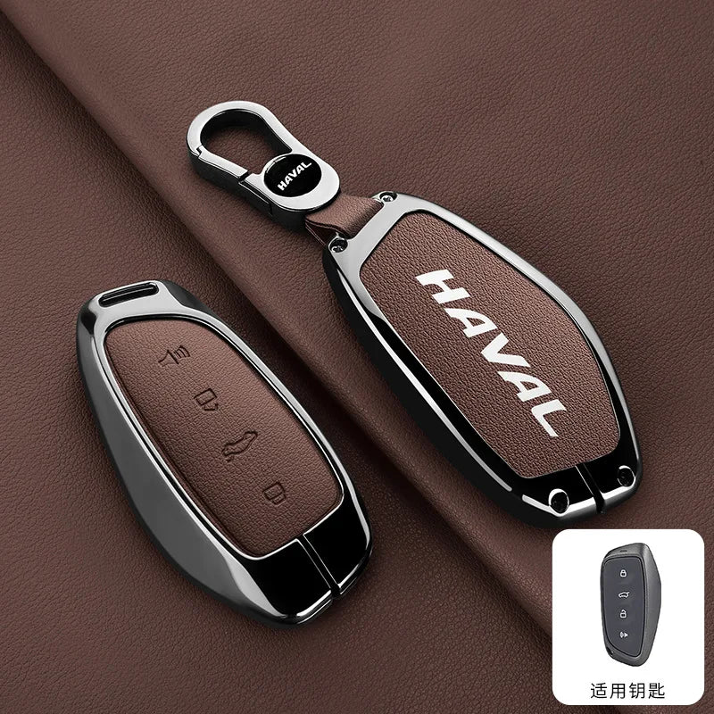 Haval Key Cover – Zinc Alloy Leather Protector - H3 H5 H6 H7 H9 H8 H2 M4