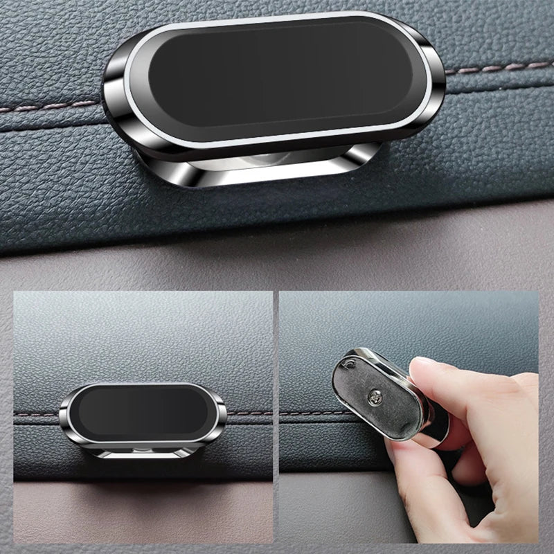 Mini Magnetic Car Phone Holder – Strong N40 Strip Mount