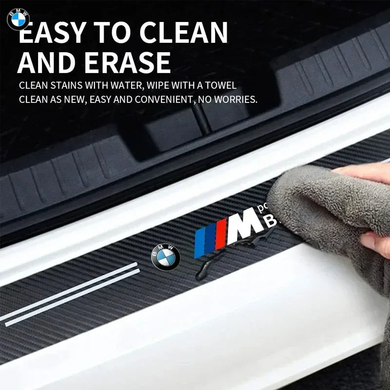 Carbon Fiber Door Sill Protector – Universal Car Threshold Strip