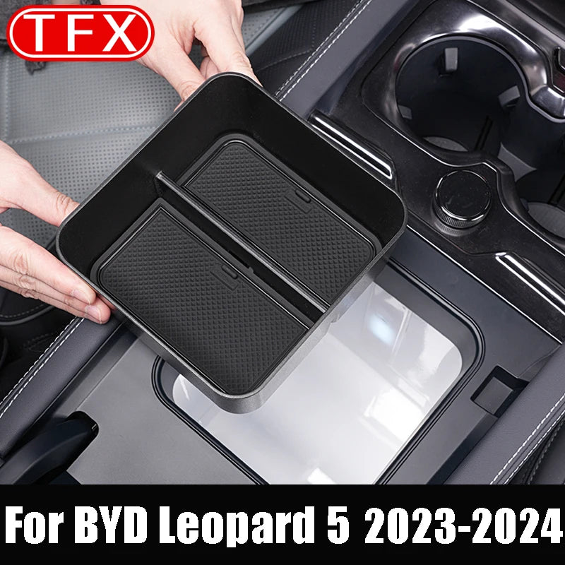 BYD Leopard 5 Armrest Refrigerator Box – 2023-2024 Centre Console Organizer