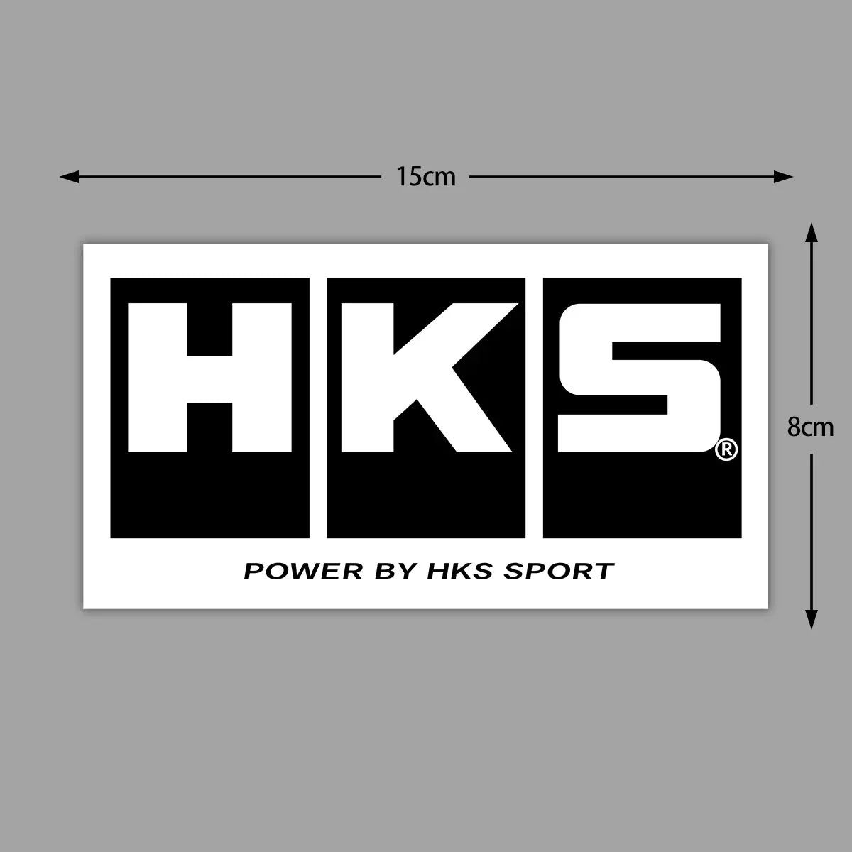 HKS JDM Racing Sticker – Car & Motorcycle Decal Accessory
