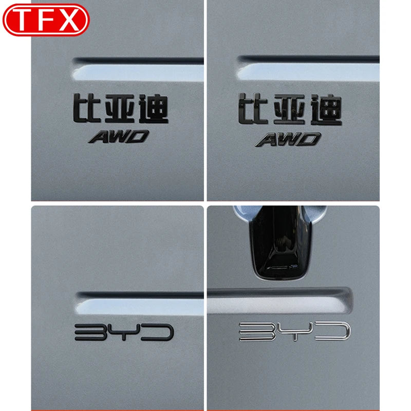 BYD Leopard 5 Trunk Emblem – 2023-2024 Black Warrior Sports Logo