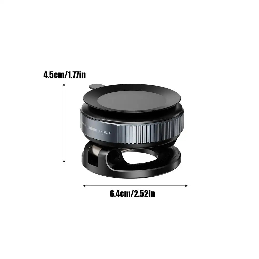Vacuum Magnetic Car Phone Holder – Adjustable Folding Stand