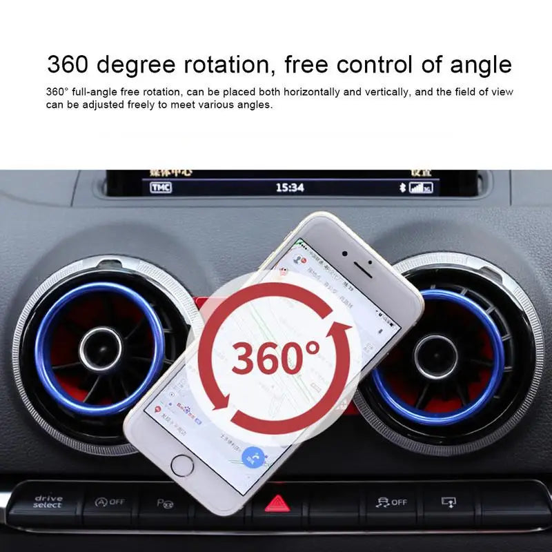 Audi A3 S3 Car Phone Holder – 360° Magnetic Vent Mount