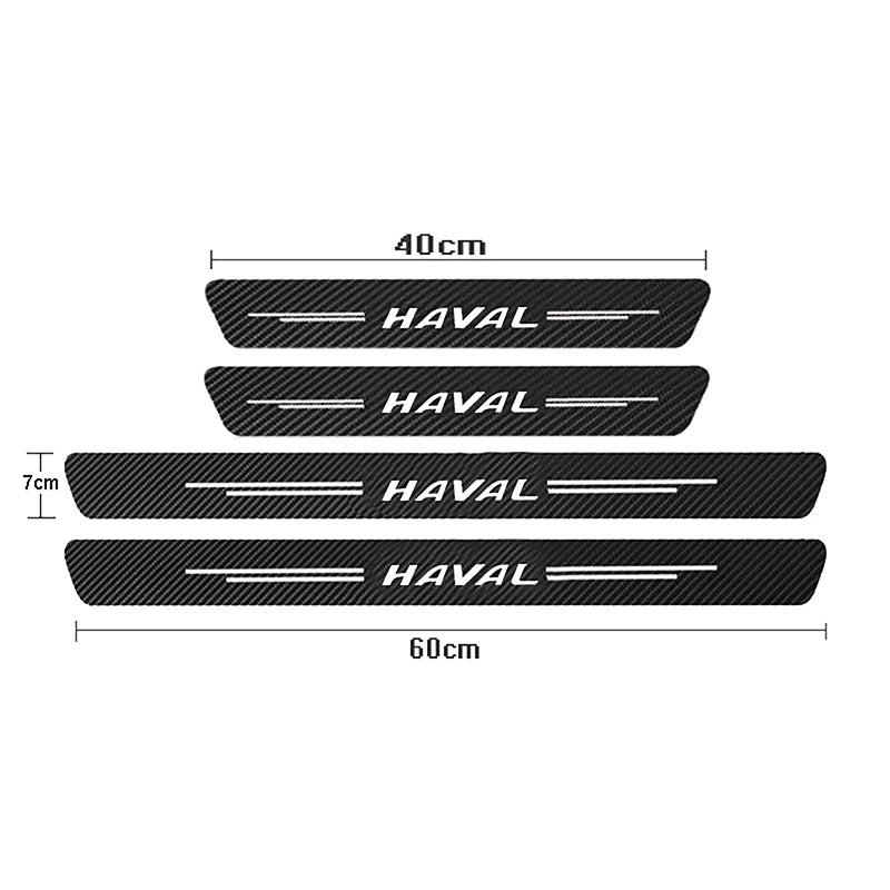 Haval Door Sill Protector – Carbon Fiber Anti-Scratch
