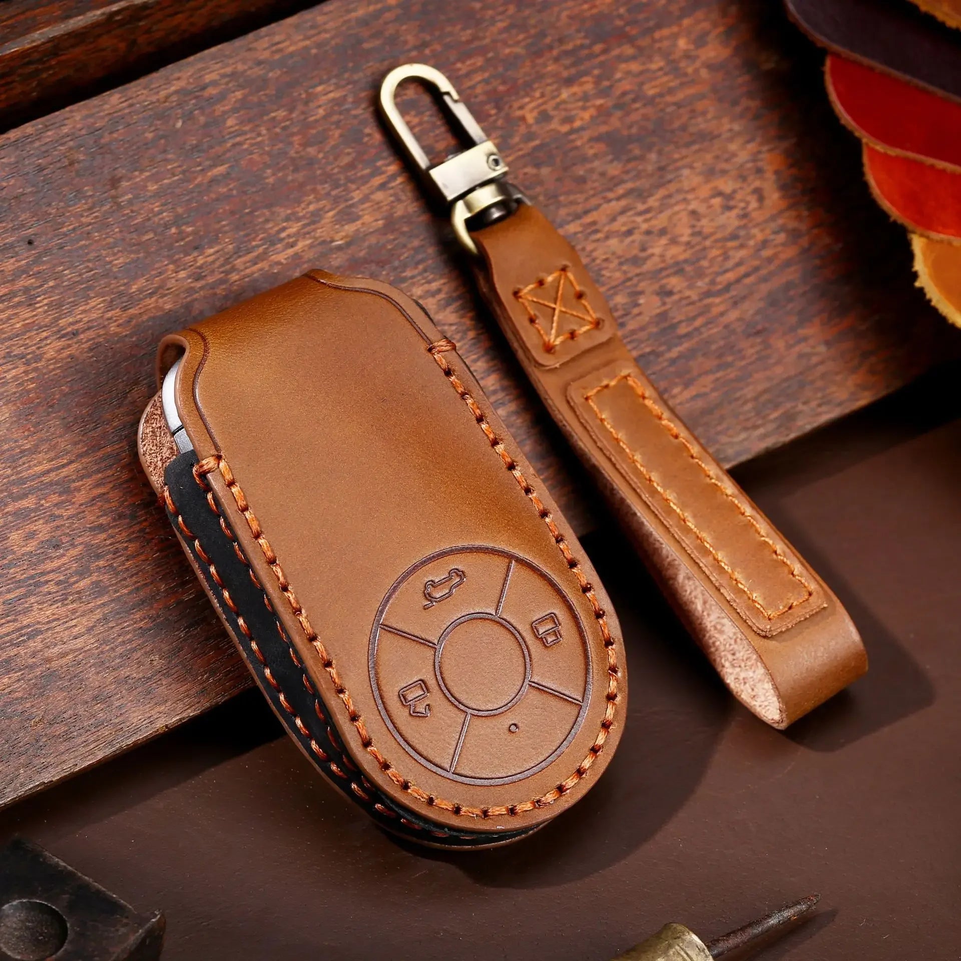 Haval Key Case – Leather Keychain Holder Cover