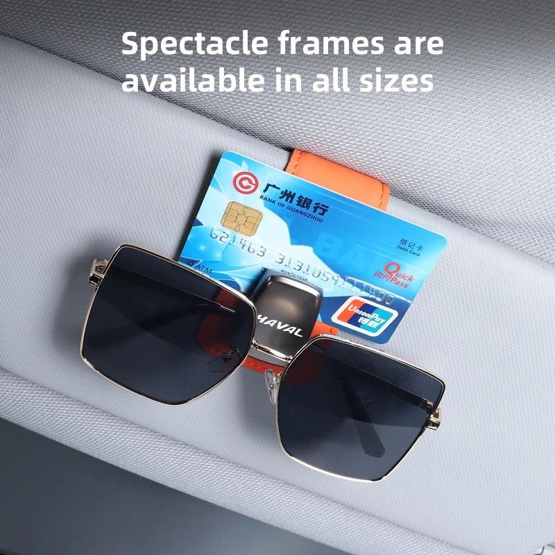 Haval Sun Visor Clip – Leather Magnetic Glasses Holder -H3 H4 H9 F7X H8 F5 H2 F7 Dargo M6 H5 H7