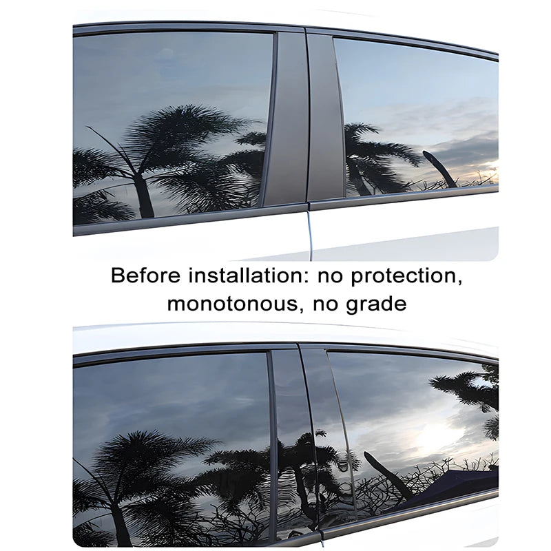 Haval Dargo Window Trim – 6PCS Pillar Stickers