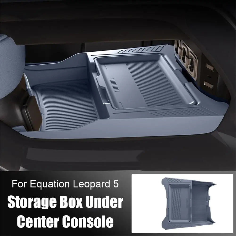 BYD Leopard 5 Storage Box – 2024-2025 Dual-Layer Central Console Organizer
