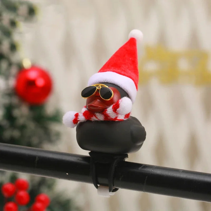 Christmas Rubber Duck Helmet – Propeller Car & Bike Decoration