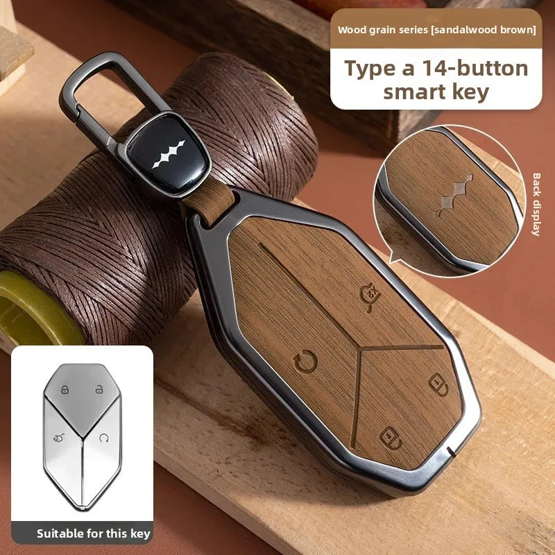 BYD Leopard 3/5/8 Metal Key Case – Premium Protective Shell