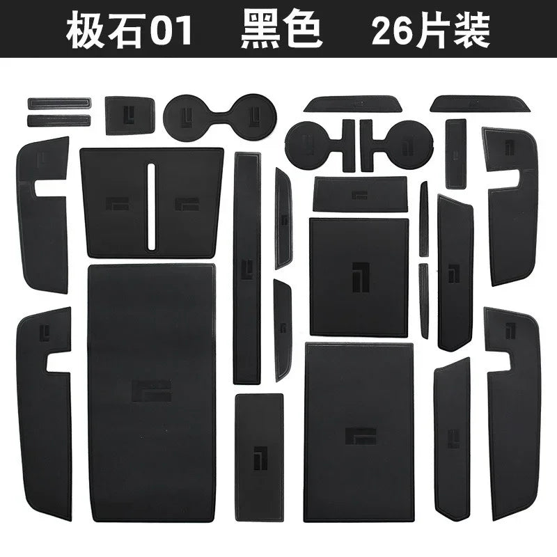 Geely Rox 01 Door & Cup Mat Set – Center Console Pads