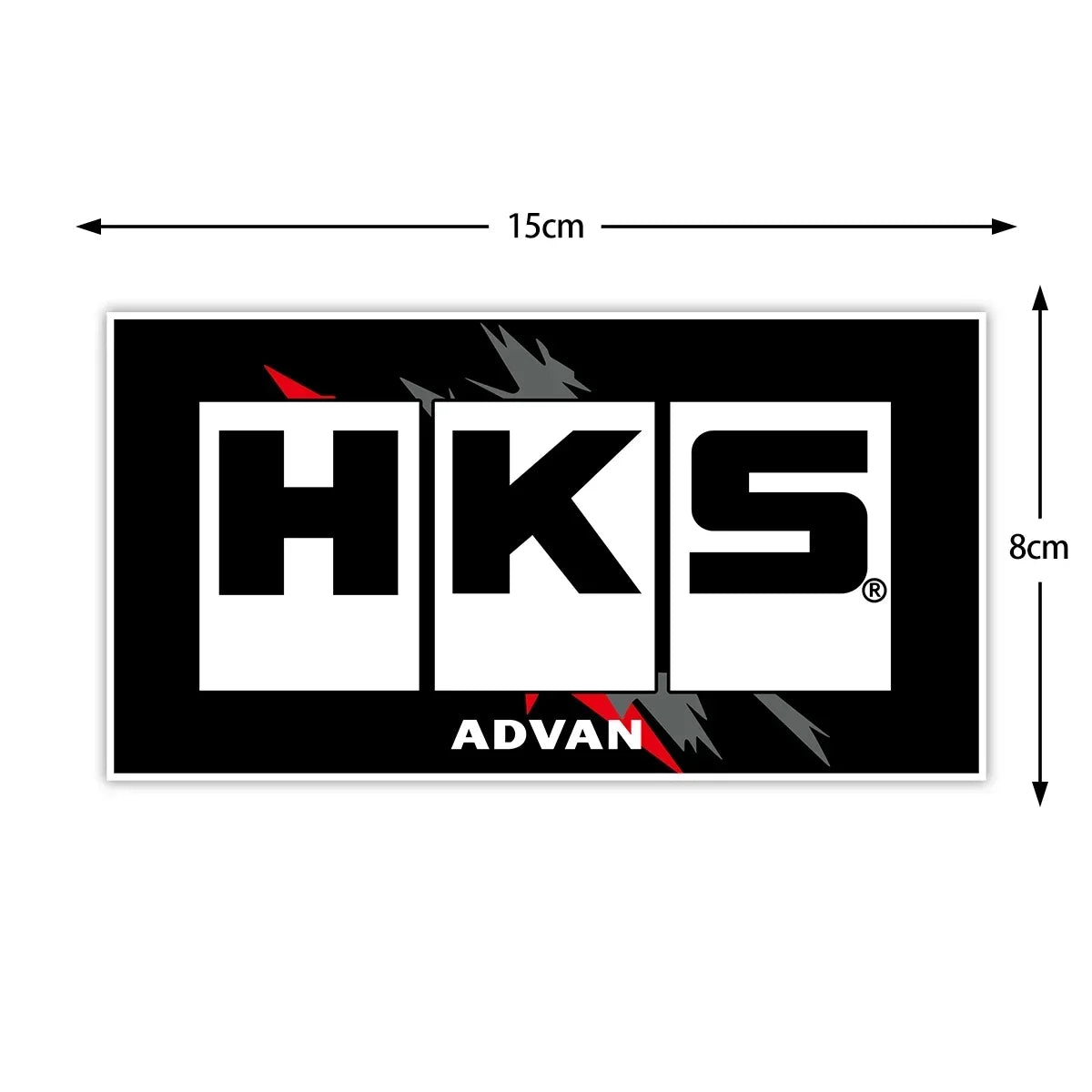 HKS JDM Racing Sticker – Car & Motorcycle Decal Accessory