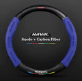 Haval Steering Wheel Cover – Suede Carbon Fiber Non-Slip