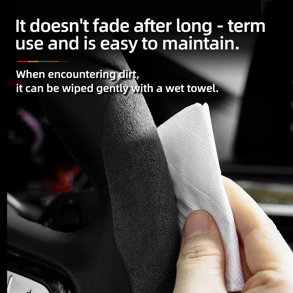 Haval Steering Wheel Cover – 2024-2025 Suede Snap-On -H6 Hev F7 Jolion H3 H5 F7