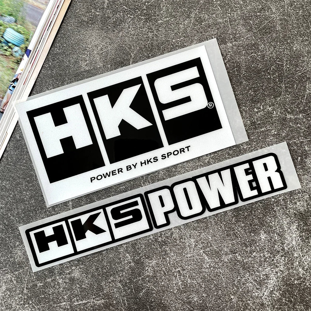 HKS JDM Racing Sticker – Car & Motorcycle Decal Accessory