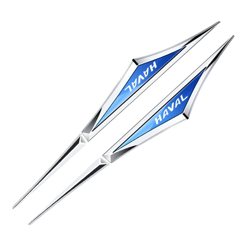 Haval 3D Alloy Stickers – 2PCS Car Accessories - f7 f7x h2 h2s h5 h6 h8 h9 jolion