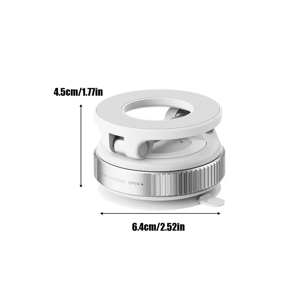 Vacuum Magnetic Car Phone Holder – Adjustable Folding Stand